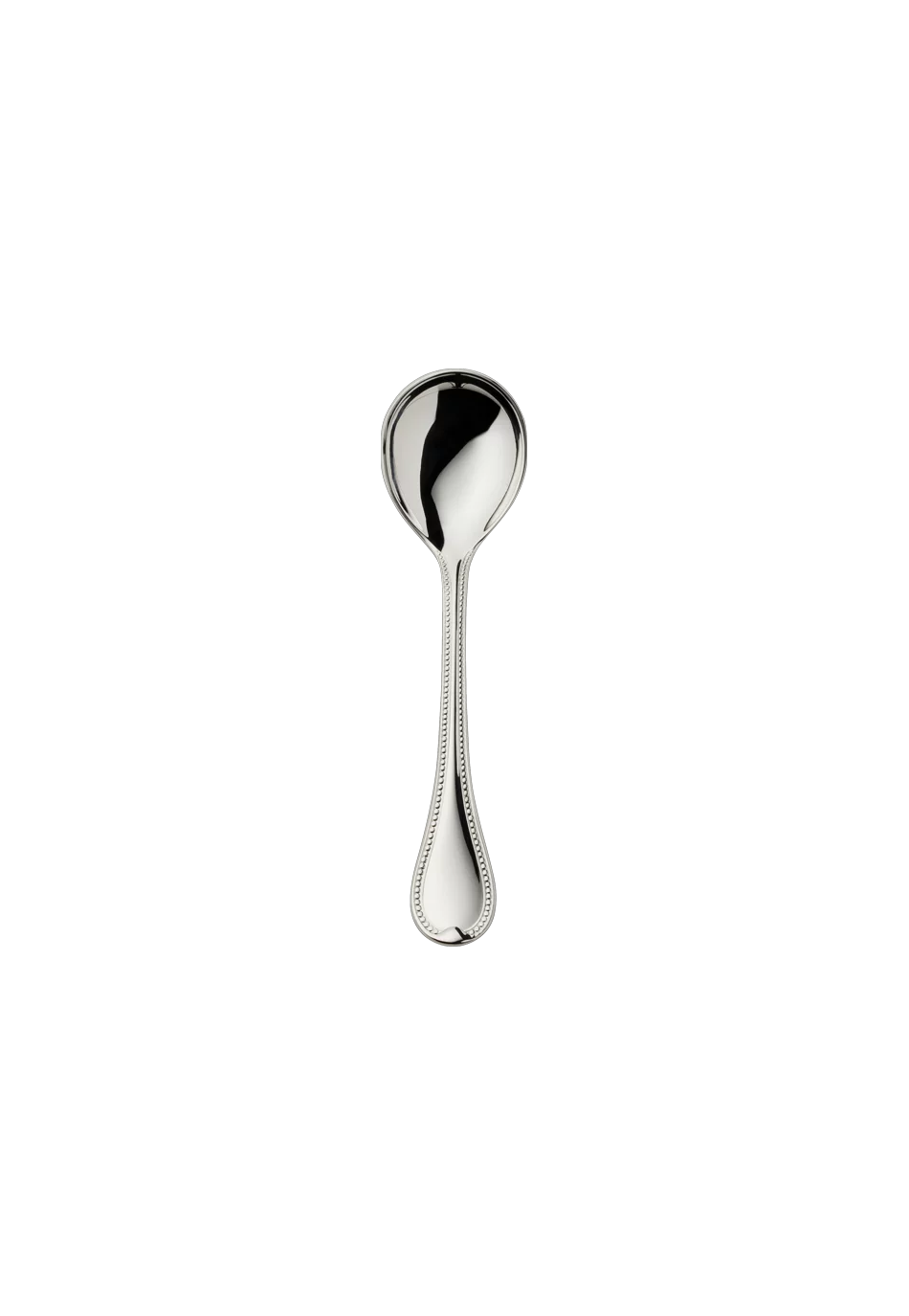 Französisch-Perl Sugar Spoon (150g massive silverplated)