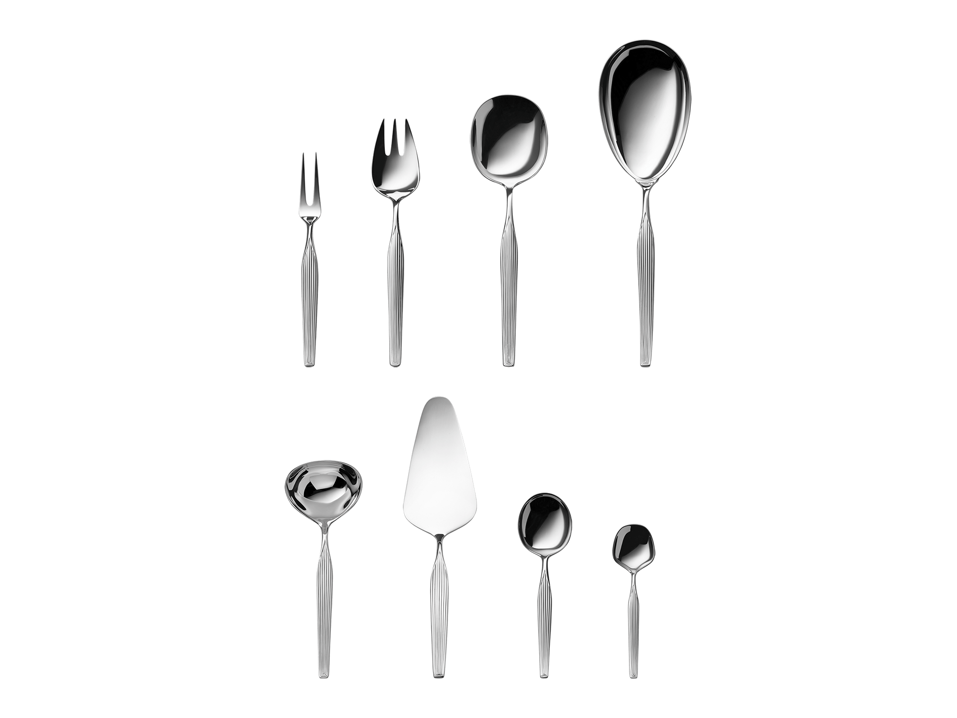 Metropolitan 9-piece set (150g massive silverplated)