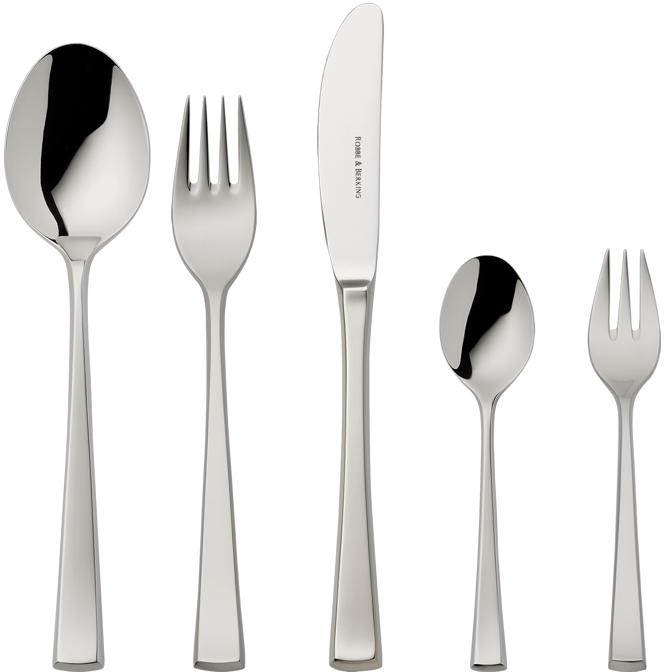 York 5-piece place setting (18/8 stainless steel)