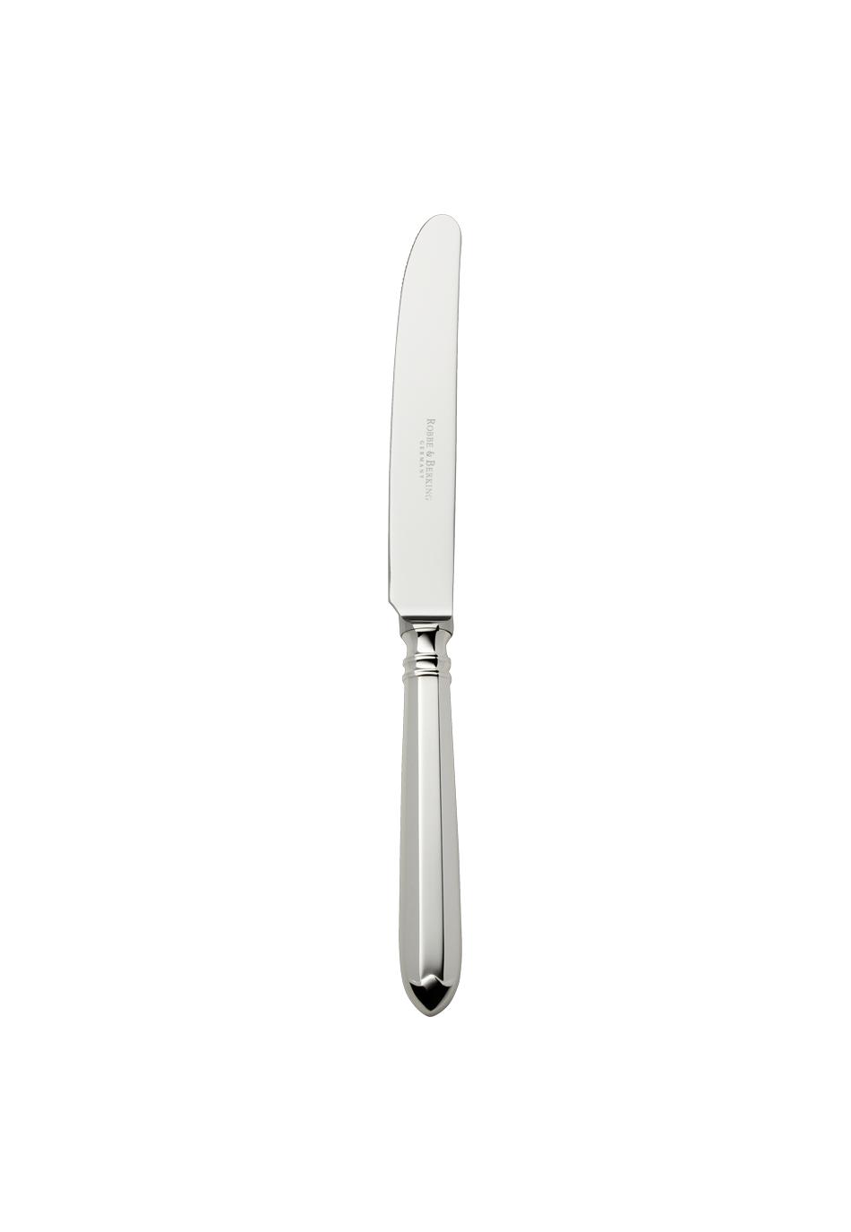 Navette Dessert Knife (150g massive silverplated)
