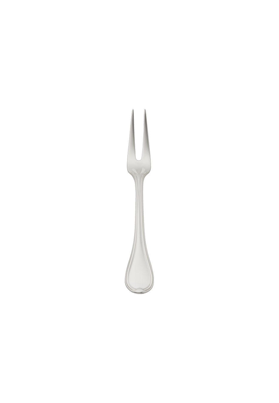Classic-Faden Meat Fork, small (150g massive silverplated)