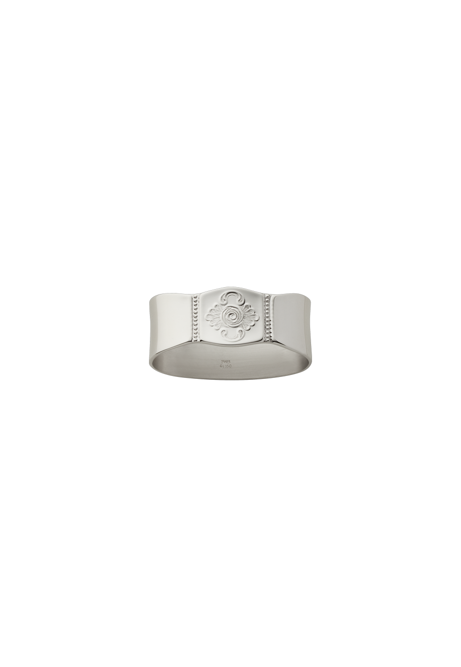 Rosenmuster Table Napkin Ring (150g massive silverplated)