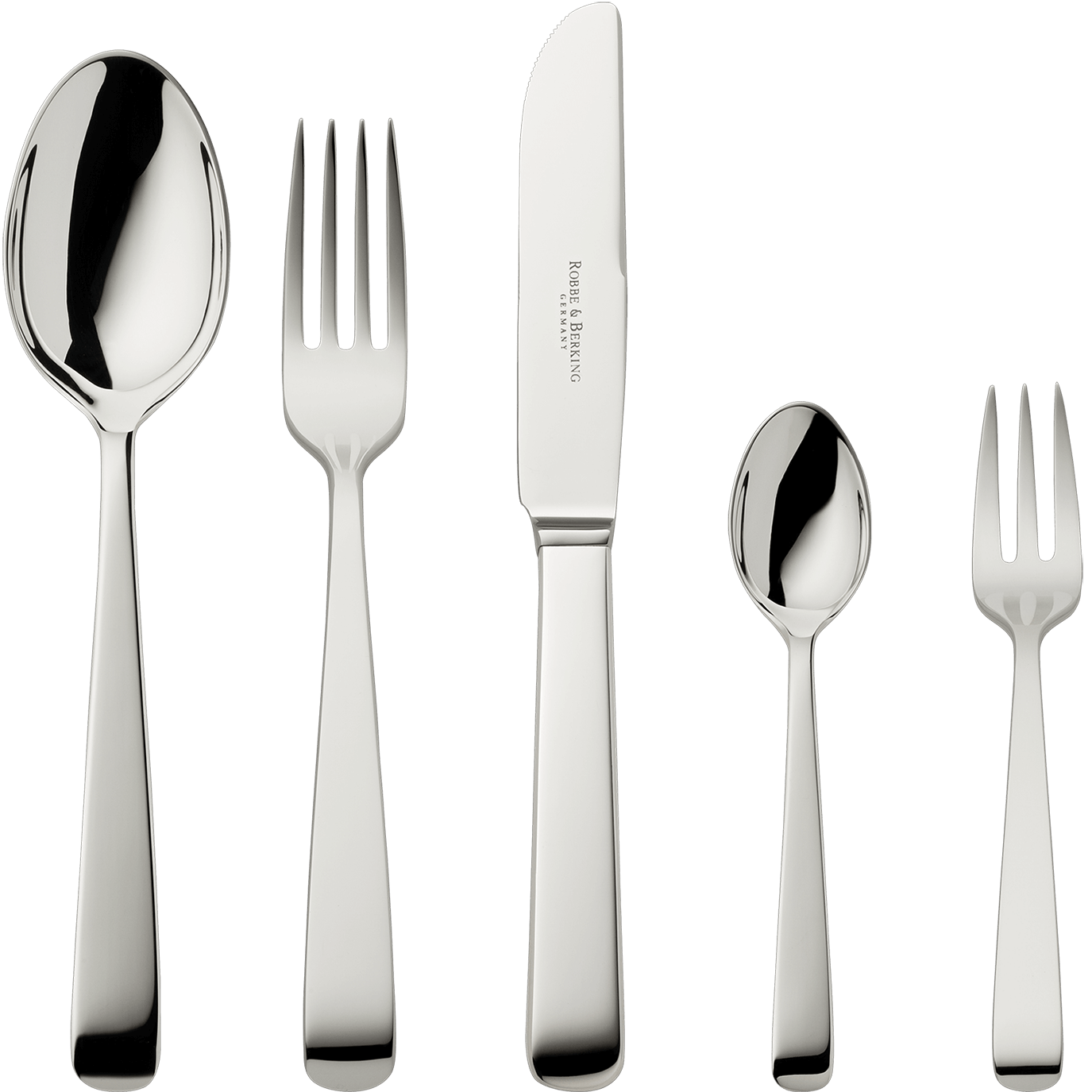 Alta 5-piece place setting (925 Sterling Silver)