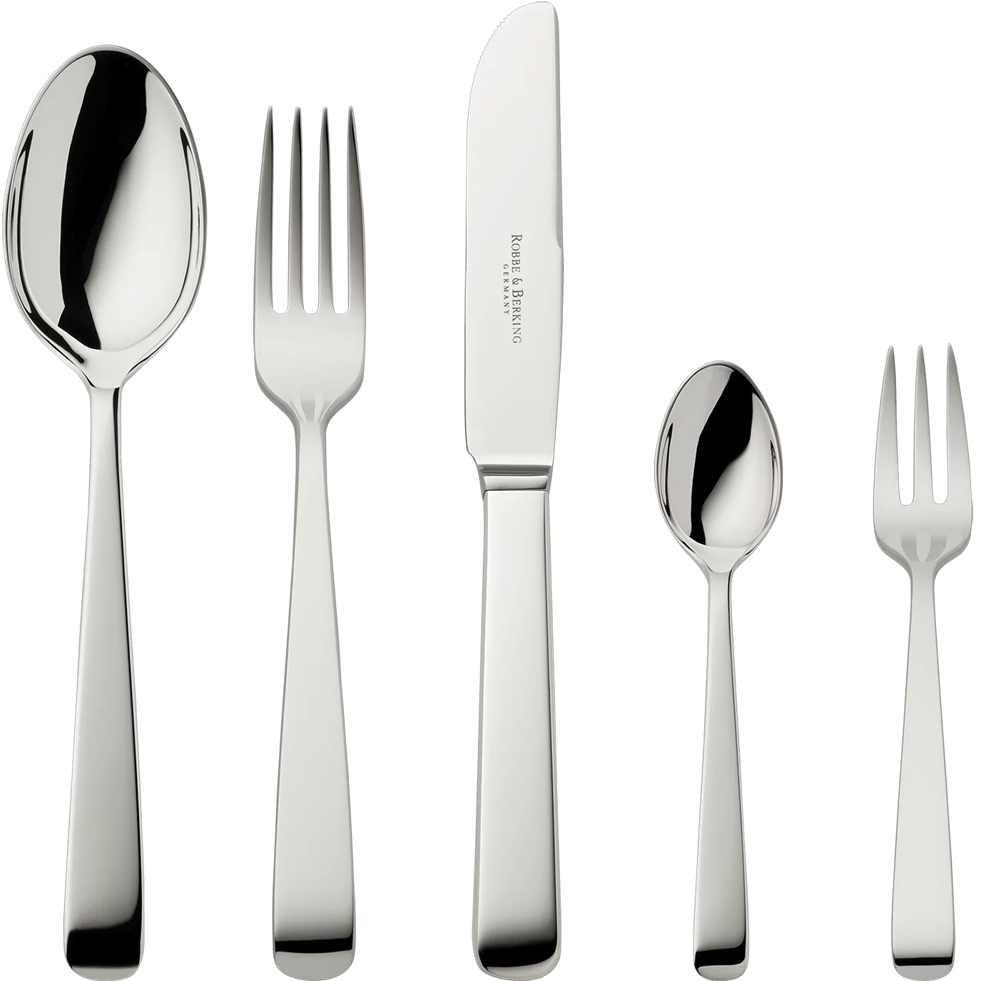 Alta 5-piece place setting (150g massive silverplated)