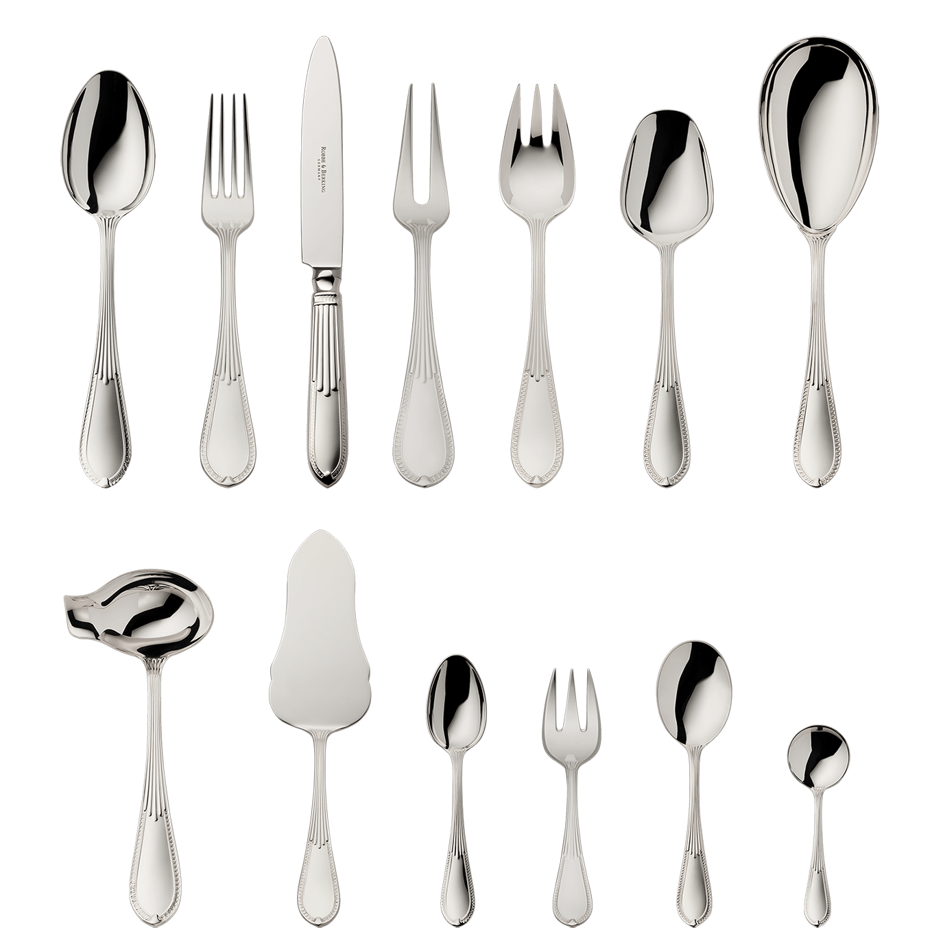 Belvedere 69-piece set (150g massive silverplated)