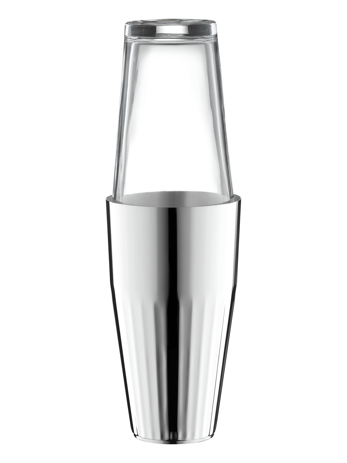 Belvedere Cocktail shaker with glass (90g silverplated)