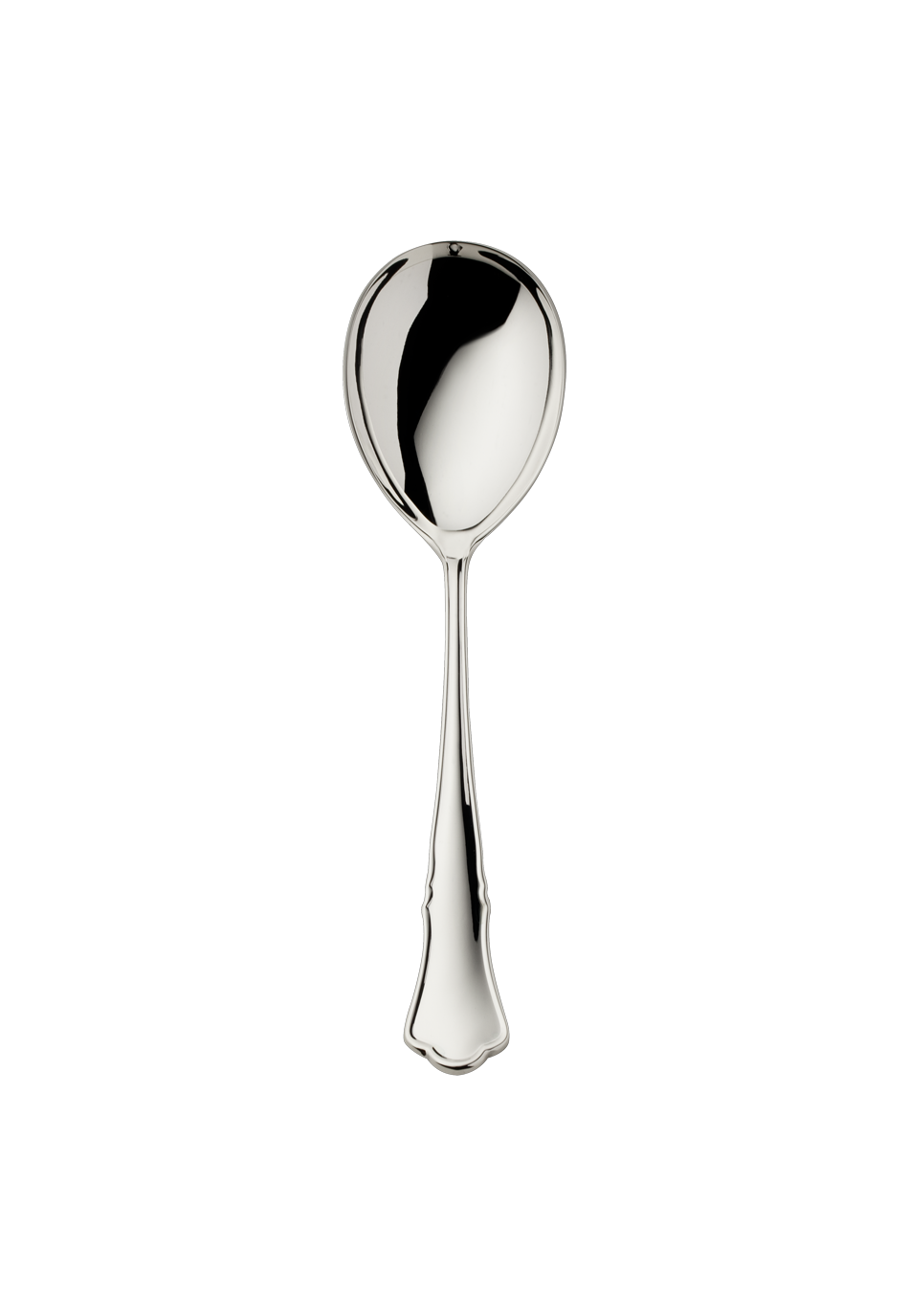 Alt-Chippendale Salad Serving Spoon 18,0 Cm (150g massive silverplated)